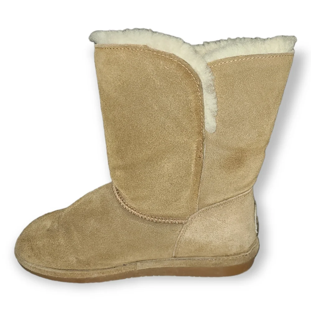 BearPaw Abigail Mid Calf Tan Boot